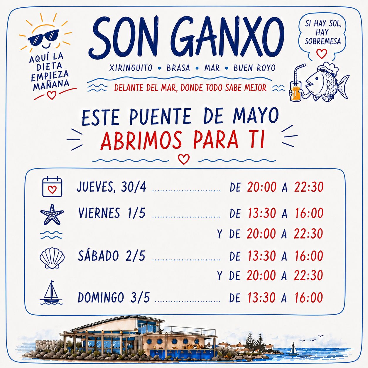 Horarios Son Ganxo