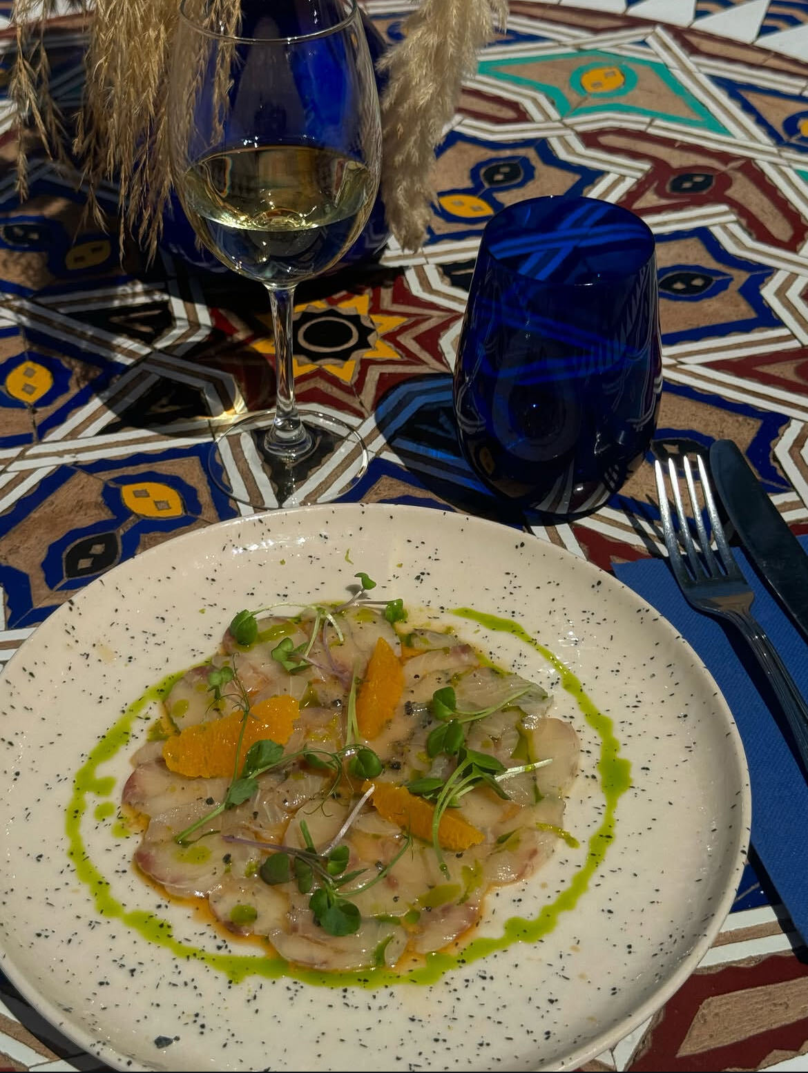 Plato Alta Gastronomía Majorelle