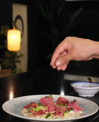 Uramaki de Atún y Foie